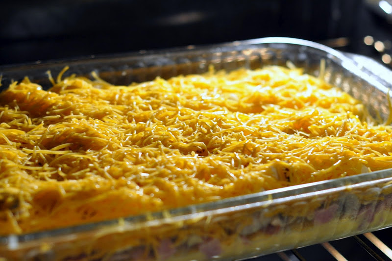 Ham and Cheese Egg Casserole