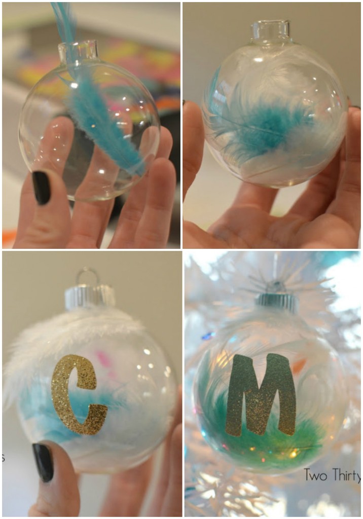 Easy 5 Minute DIY Christmas Ornament by Two Thirty~Five Designs