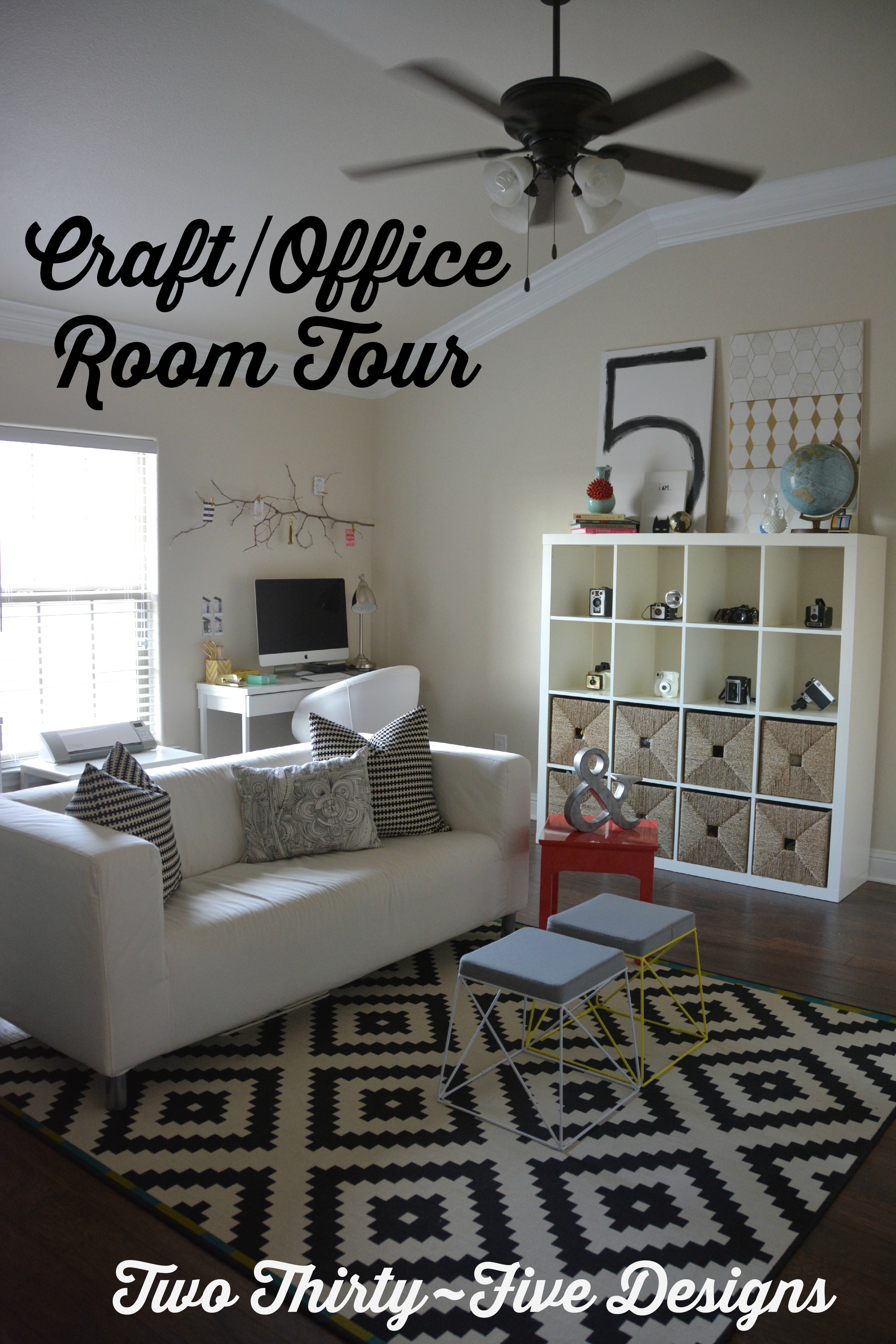 Craft Room~Office Tour