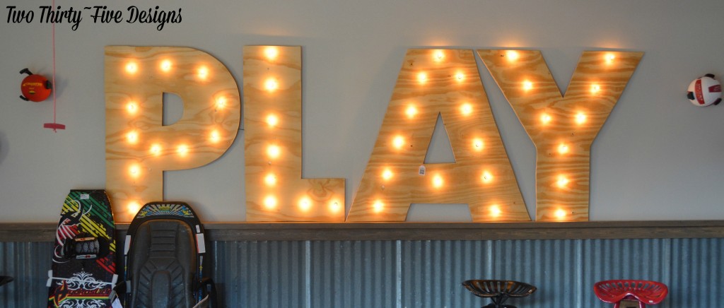 Large DIY Marquee Letters by TwoThirtyFiveDesigns