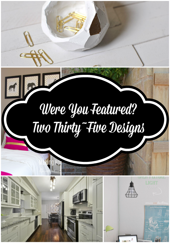 Weekly Pinterest Link Up Party TwoThirtyFiveDesigns.com