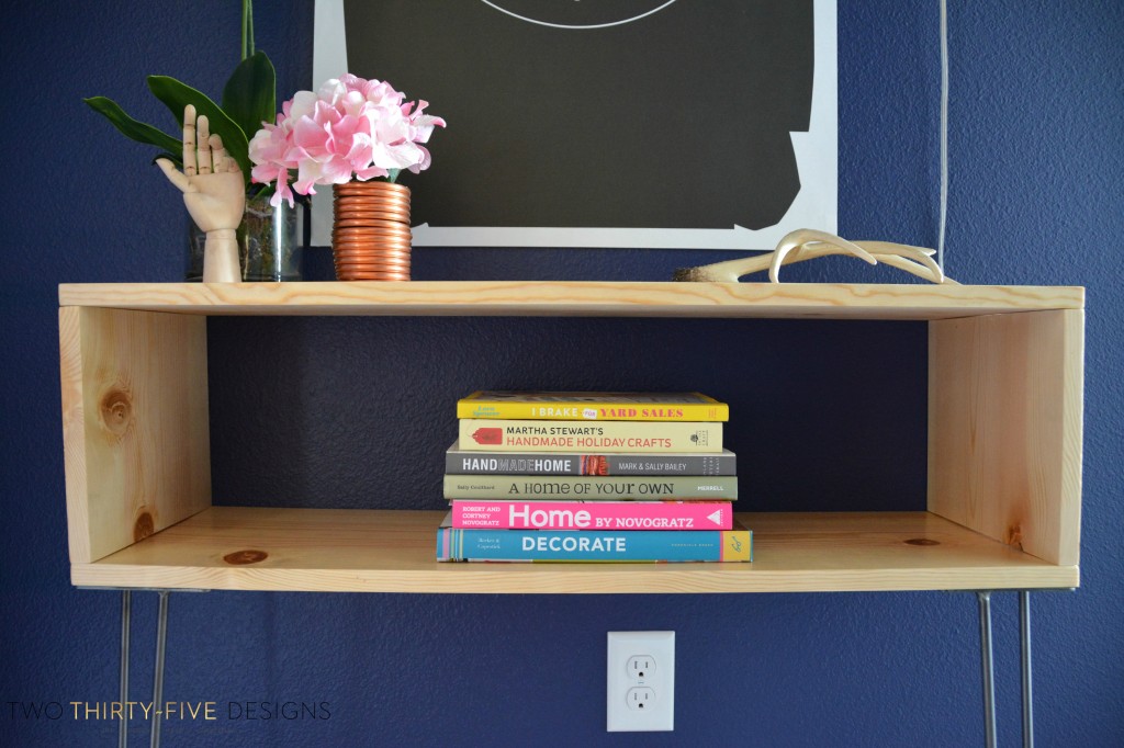 DIY Hairpin Console Table and Ryobi Airstrike Stapler Giveaway
