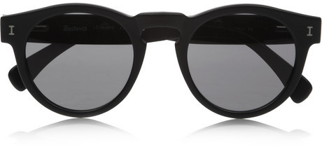 Illesteva Leonard round-frame acetate sunglasses