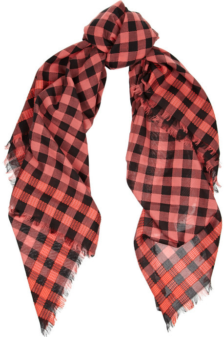Marc by Marc Jacobs Checkered Scarf