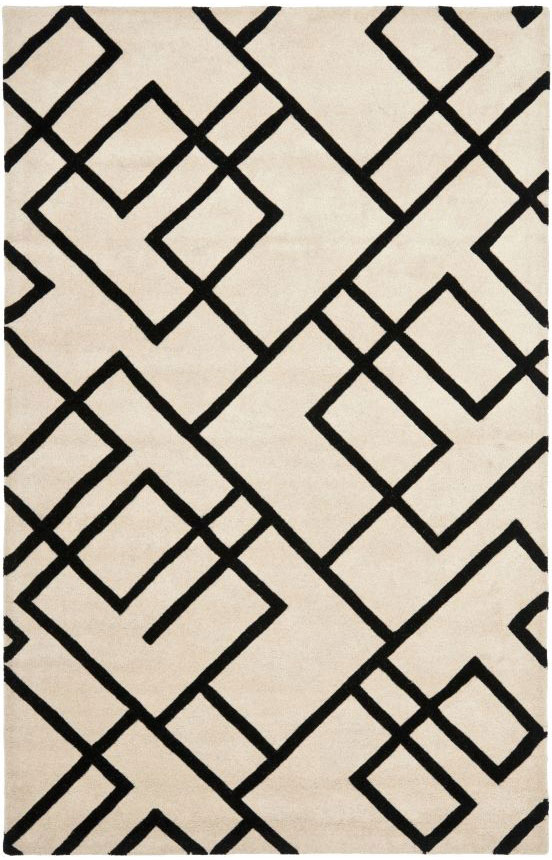 25 Area Rugs Two Thirty Five Designs, Beige And Black Rug