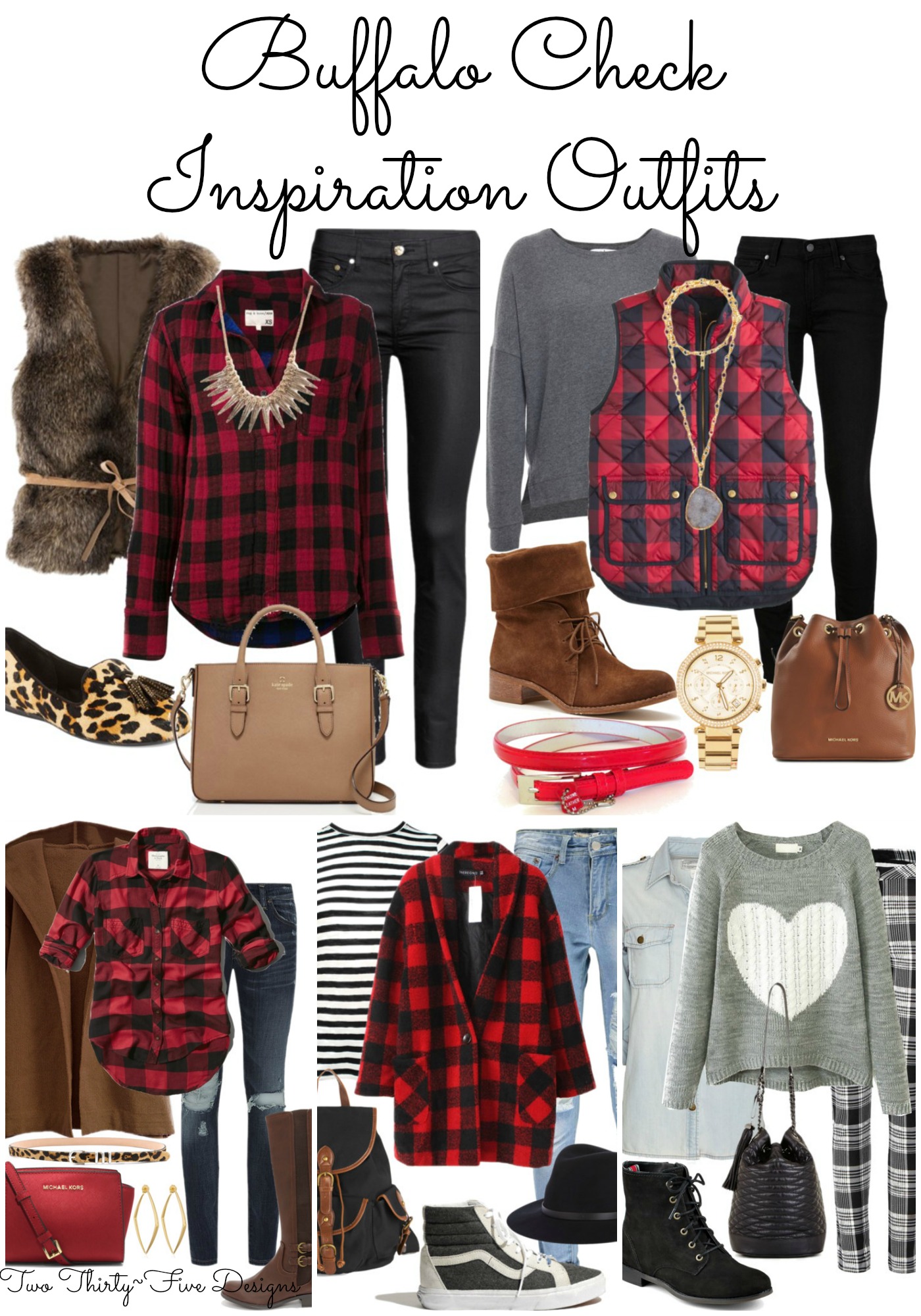 Plaid and Check Inspiration Outfits