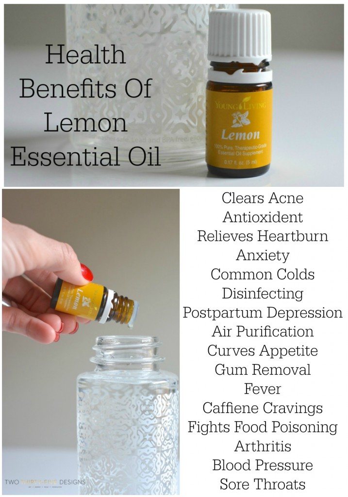 Lemon Essential Oil Uses by Two Thirty~Five Designs
