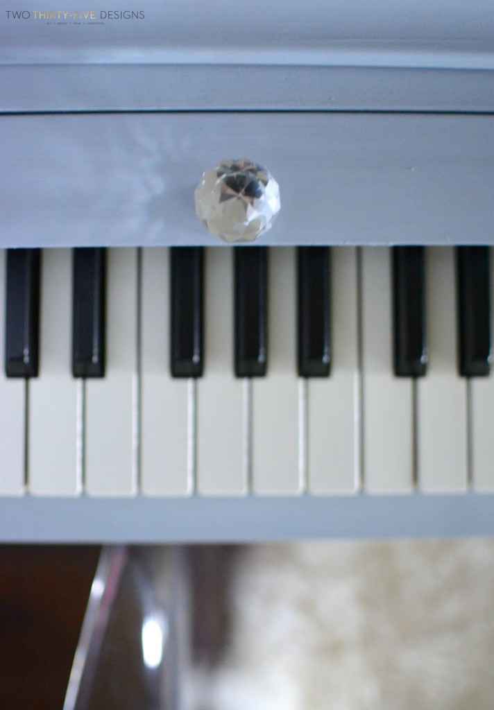 Gray Painted Piano by Two Thirty~Five Designs 4