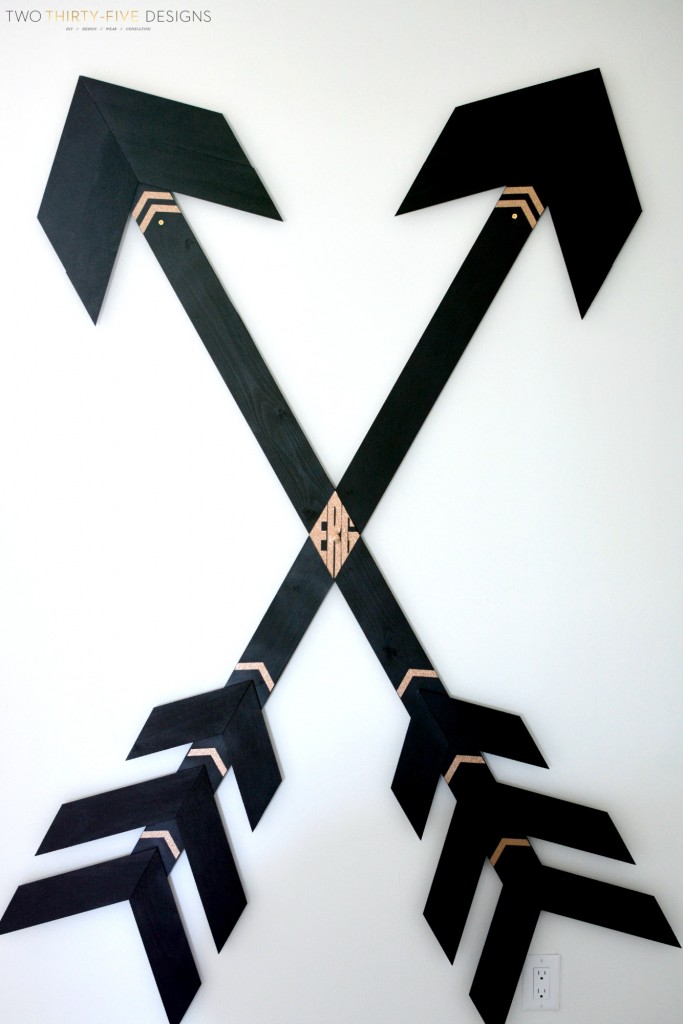Wooden Wall Arrows by Two Thirty~Five Designs