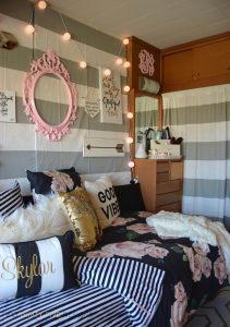 Texas Tech Chitwood Dorm Room Makeover - Two Thirty-Five Designs