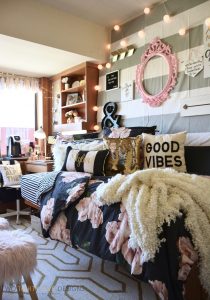 Texas Tech Chitwood Dorm Room Makeover - Two Thirty-Five Designs